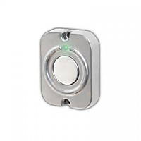 EXITka (никель) Кнопка выхода накладная НО, металл, подсветка