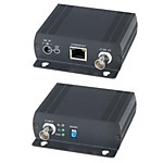 IP02E Комплект (передатчик + приёмник) для передачи одного сигнала Ethernet и одного Composite video