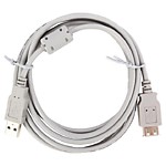 Кабель удлинитель USB2.0-AMAF 3.0 метров, Belsis, ферритовые кольца