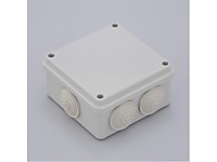 Коробка монтажная ОП 100*100*50мм с 6 выводами IP55(серый)