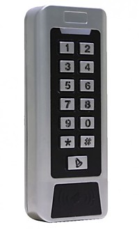 YK-768 Металлическая кодовая панель со считывателем карт em-marine
