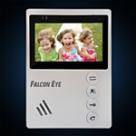 Falcon Eye Vista Видеодомофон с 4.3" экраном и механическими кнопками управления.