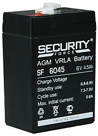 SF 6045 Аккумуляторная батарея , 6В, 4,5А/ч