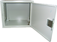 TSn-9U450W-V Распашной антивандальный шкаф высотой 9U