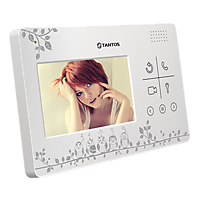 LILU LE Совы Монитор цветного видеодомофона, экран 4,3 дюйма, с сенсорными кнопками.