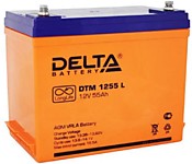 Delta DTM 1255 L Аккумуляторная батарея серии DTM, 12В, 55А/ч	
