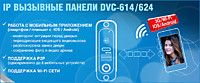 DVC-614Bl (черная) IP вызывная панель для мобильных устройств, Ethernet, WiFi
