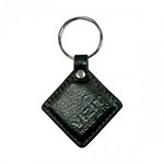 VIZIT-RF2.2 EM-Marin, кожаный брелок с тиснением логотипа (black)