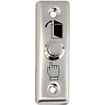 TDE-02 Кнопка запроса на выход прямоугольная, металлическая. 