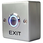 TS-CLACK light Кнопка запроса на выход накладная, металлическая, с подсветкой.