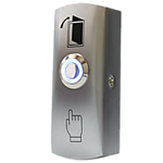 TS-CLICK light Кнопка запроса на выход накладная, металлическая, с подсветкой.