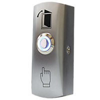 TS-CLICK light Кнопка запроса на выход накладная, металлическая, с подсветкой.