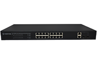 TSn-16P18n 18 портовый POE Ethernet коммутатор. 16 POE Ethernet 10/100Мб портов, 2 гигабитных 